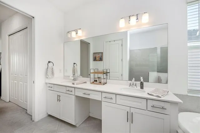 a view of a backyard with sitting area