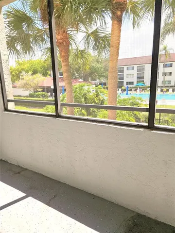 a view of a road from a balcony