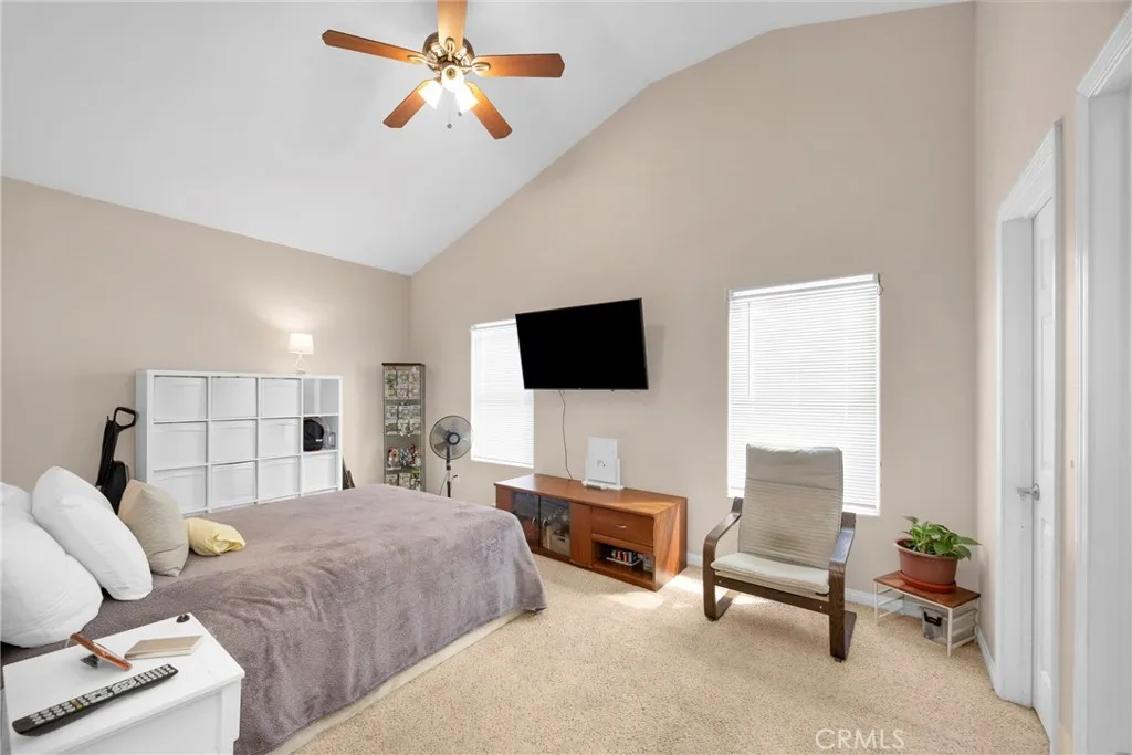 7612 Pickering Avenue Whittier, CA 90602 - Photo 46 of 53 a bedroom with bed and a flat screen tv