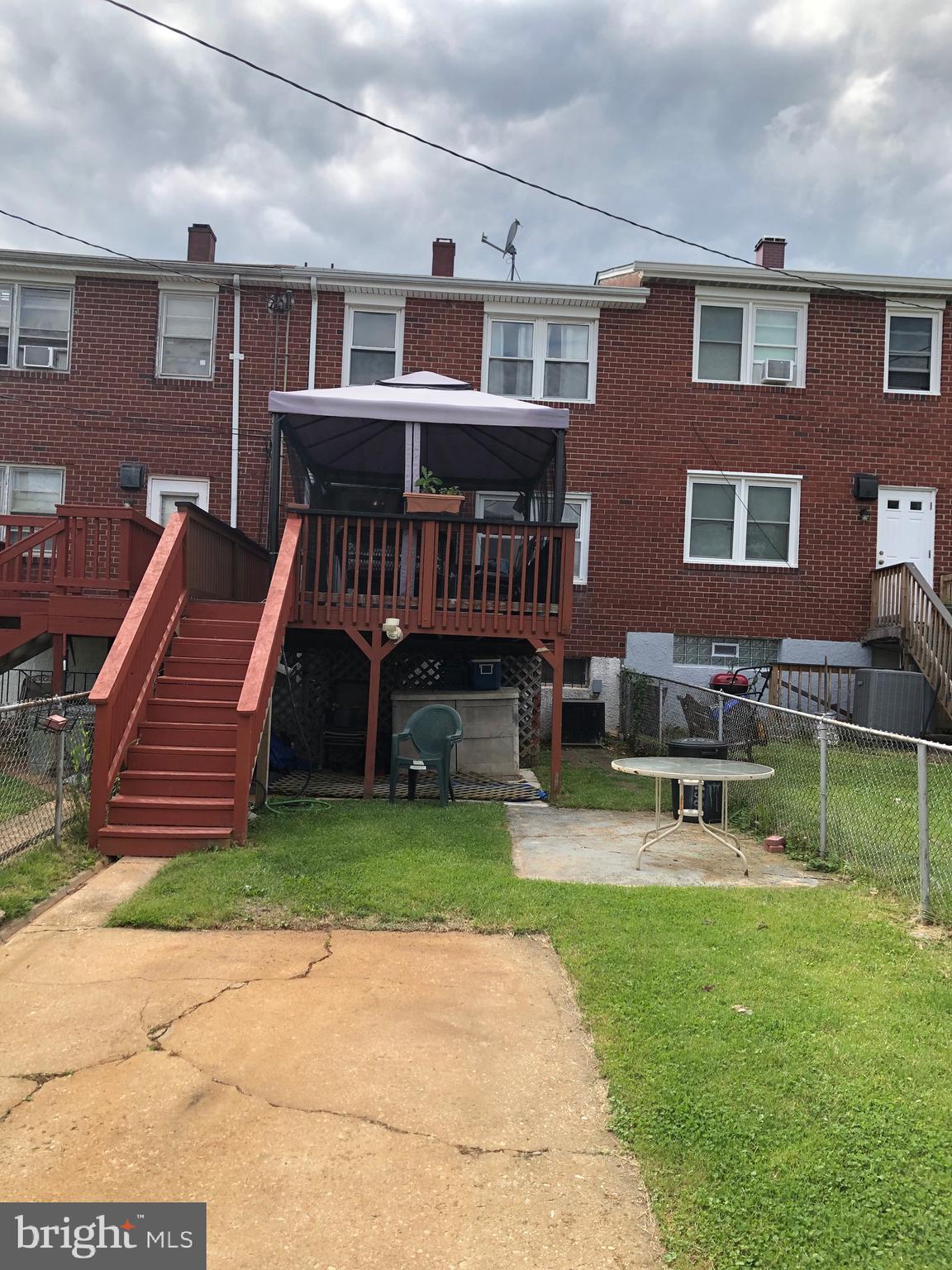 4383 Crest Heights Road Baltimore, MD 21215 - Photo 29 of 34 Exterior Rear With Deck View
