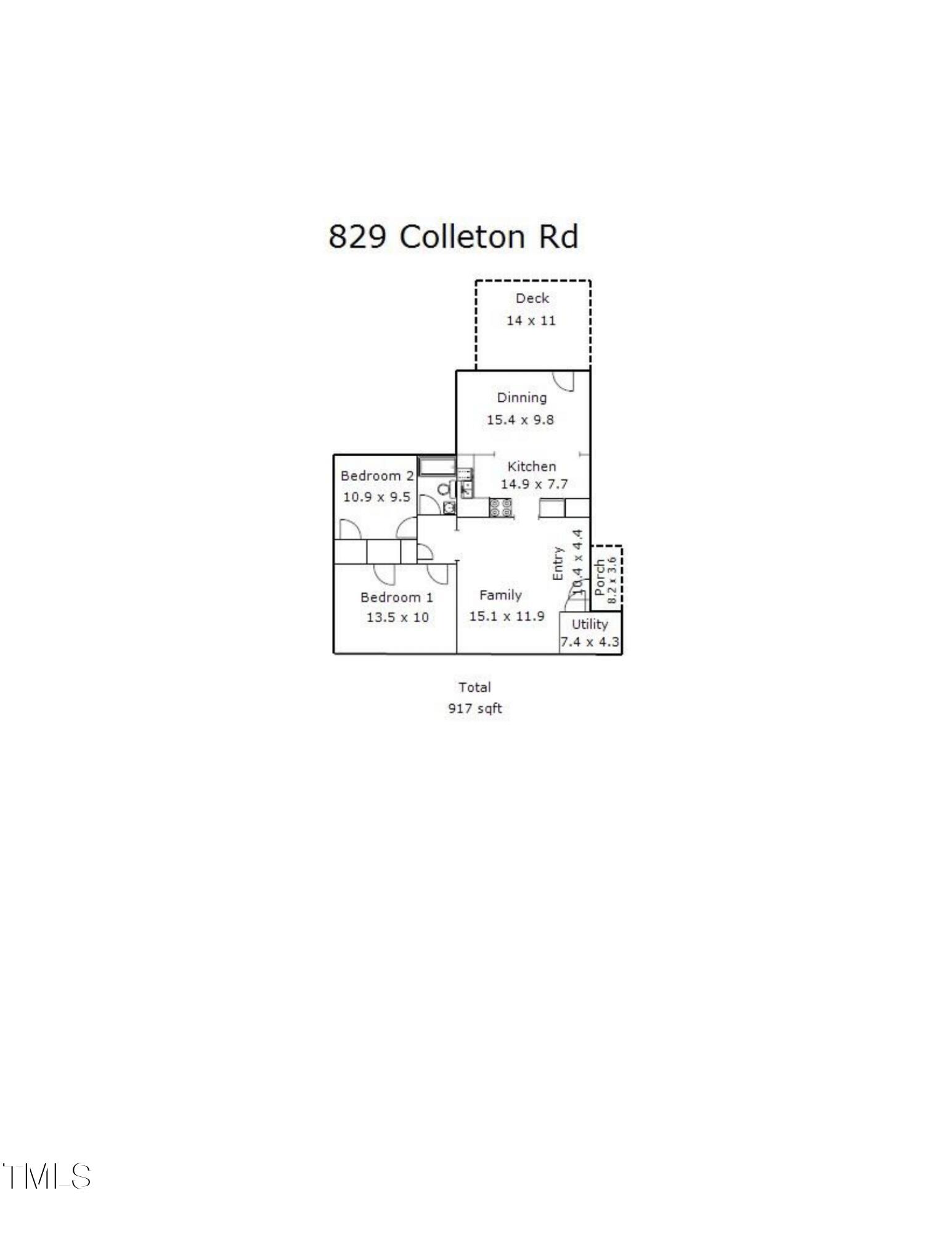 829 Colleton Road Raleigh, NC 27610 - Photo 27 of 27 Floorplan_829 Colleton-1