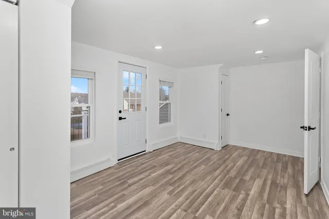 a view of a balcony with city view