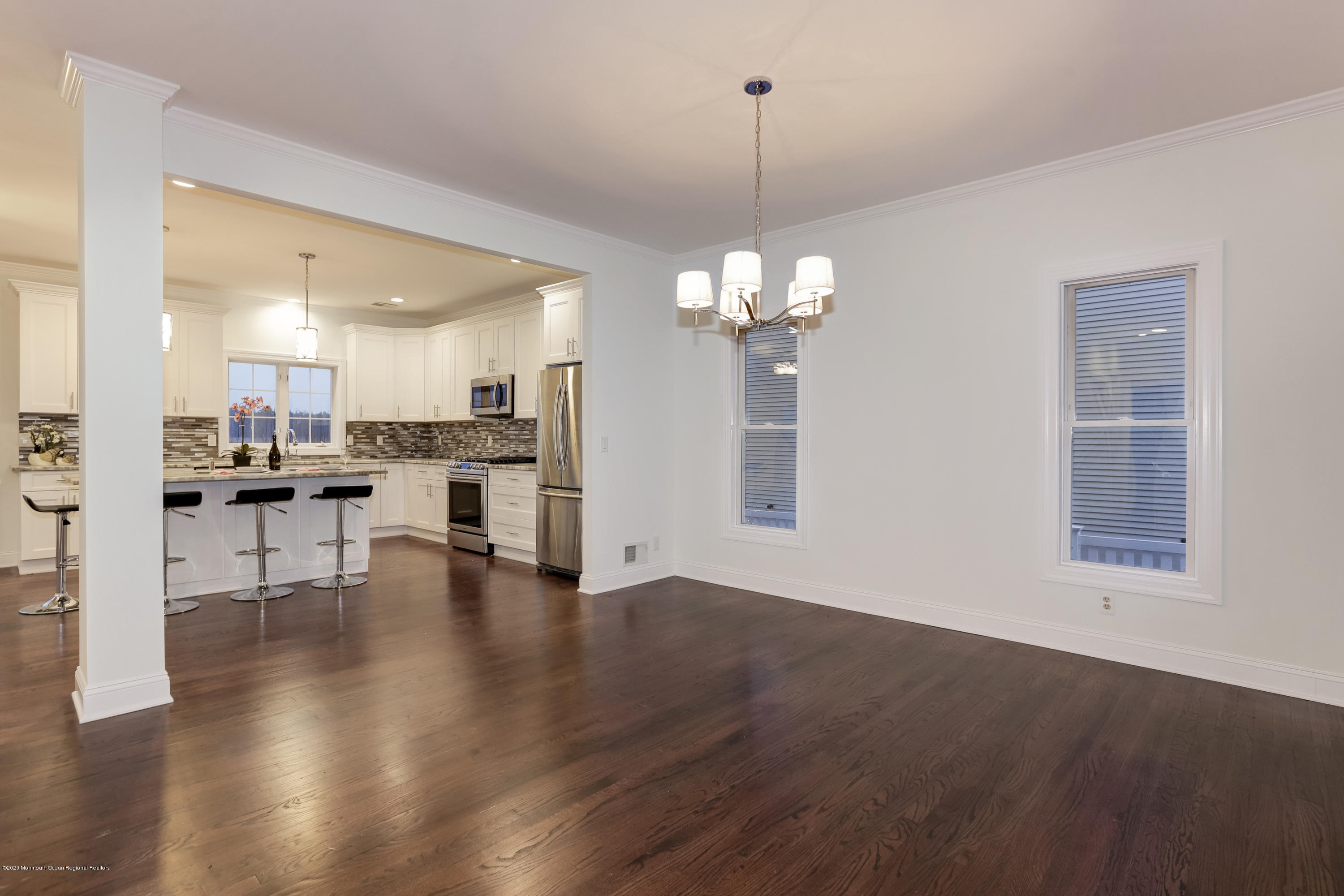 153 Royal Drive Brick, NJ 08723 - Photo 15 of 32 a view of kitchen with refrigerator and window