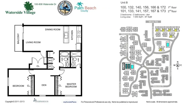 $2,000 | 141 Waterside Drive, Unit 141, Hypoluxo, FL 33462
