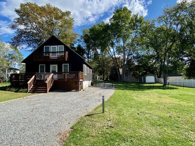 85 Fairview Road Louisa, VA 23093 - Photo 11 of 42 a front view of a house with yard porch and green space