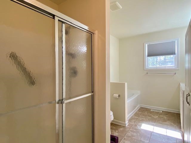 85 Fairview Road Louisa, VA 23093 - Photo 33 of 42 a bathroom with a glass shower door