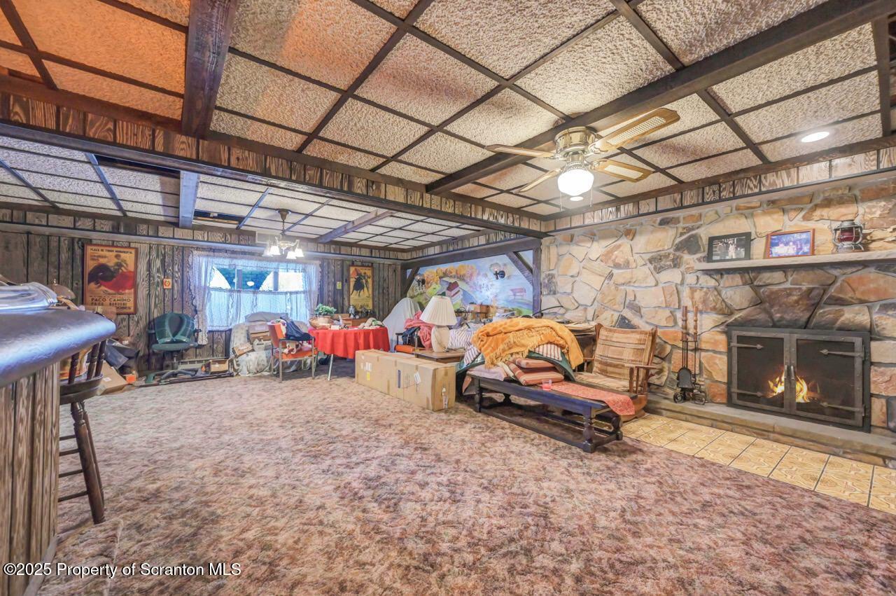 828 Glenwood Road Old Forge, PA 18518 - Photo 72 of 97 a view of parking garage with cars