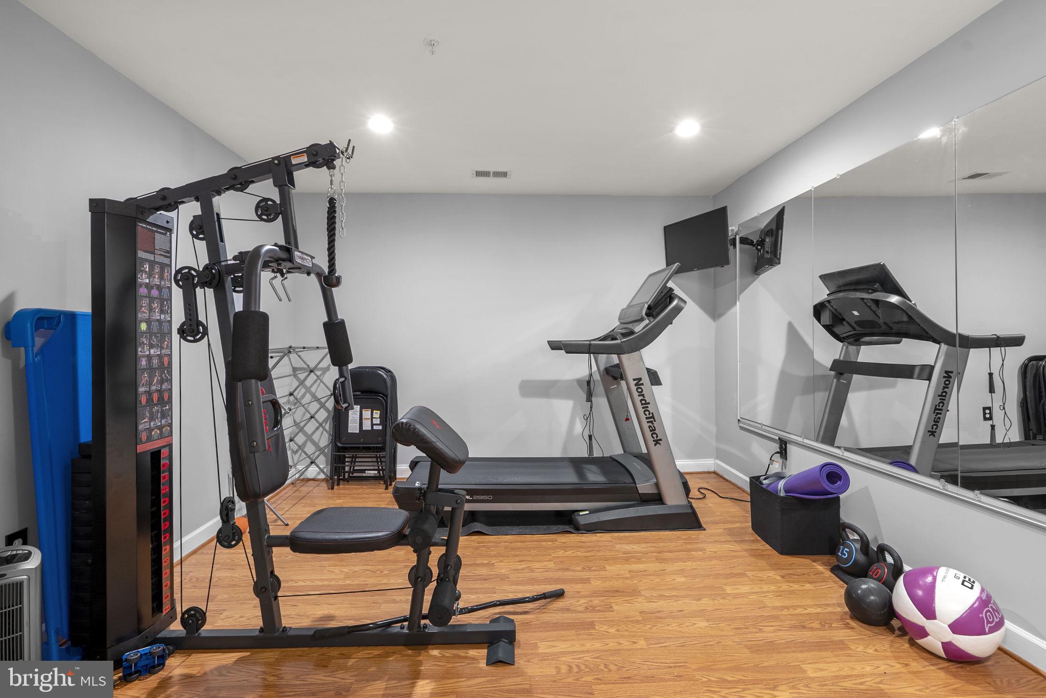 1533 Rutland Way Hanover, MD 21076 - Photo 26 of 39 Basement Bonus Room/Gym