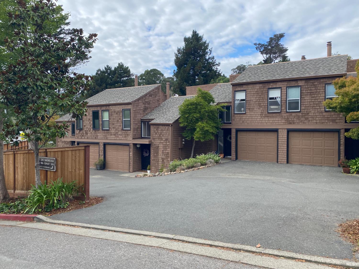 380 Sunset Way Mill Valley, CA 94941 - Photo 2 of 41 front view of a house with a street
