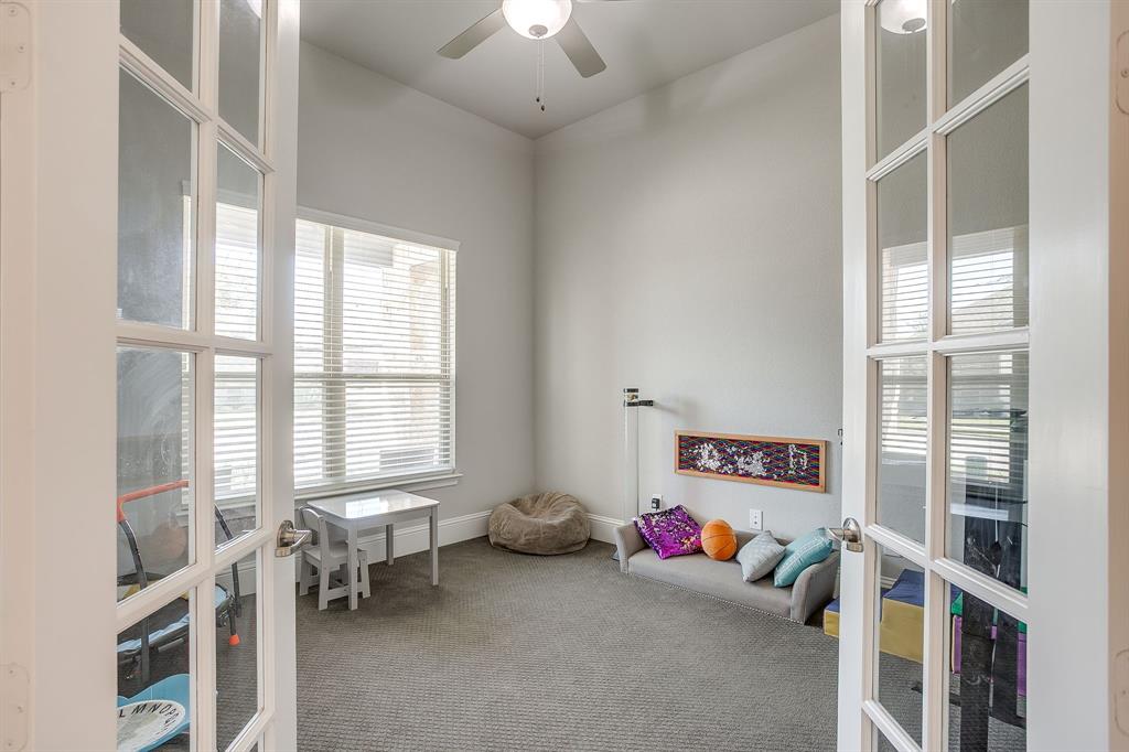 5637 Pope Creek Road Fort Worth, TX 76126 - Photo 33 of 40 Private study currently being used as a playroom.