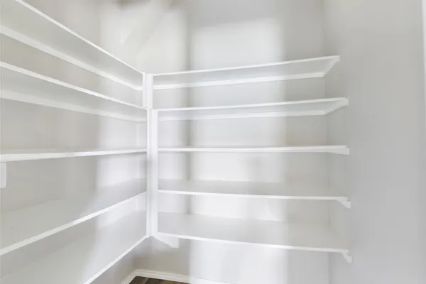 a view of a walk in closet