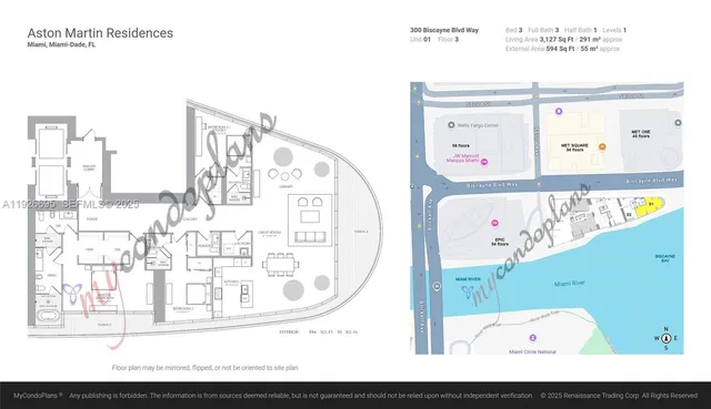 $6,900,000 | 300 Biscayne Blvd Way, Unit 301E, Miami, FL 33131