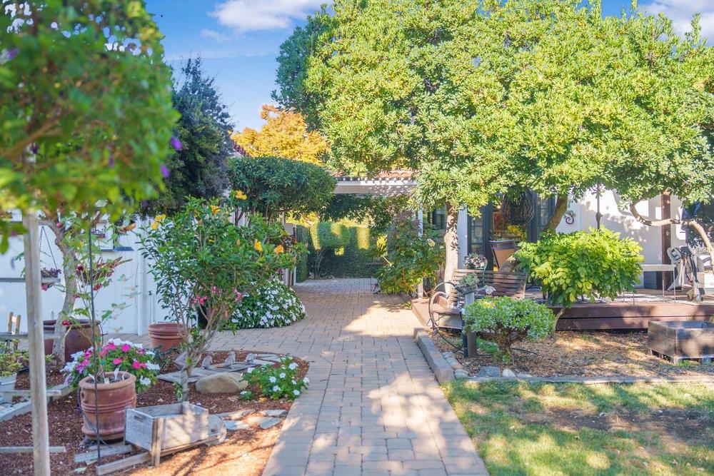 17235 Hill Road Morgan Hill, CA 95037 - Photo 23 of 44 a view of a pathway with a garden