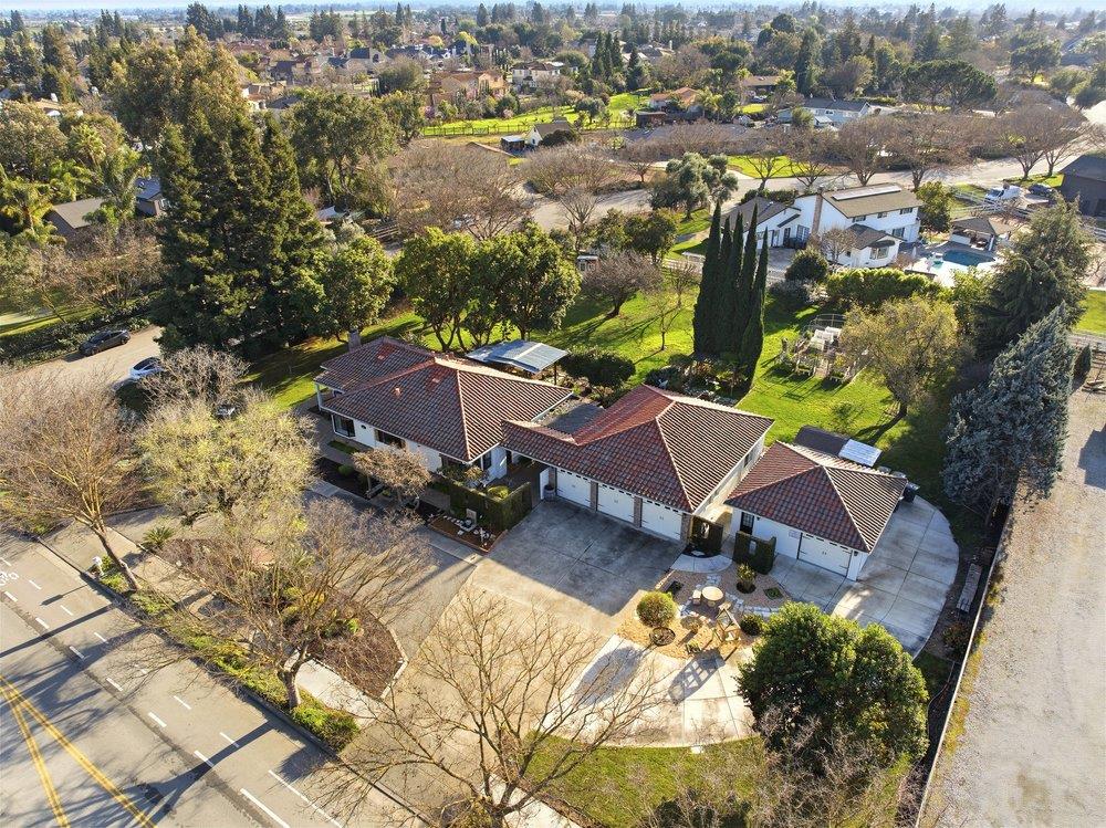 17235 Hill Road Morgan Hill, CA 95037 - Photo 41 of 44 an aerial view of residential houses with outdoor space