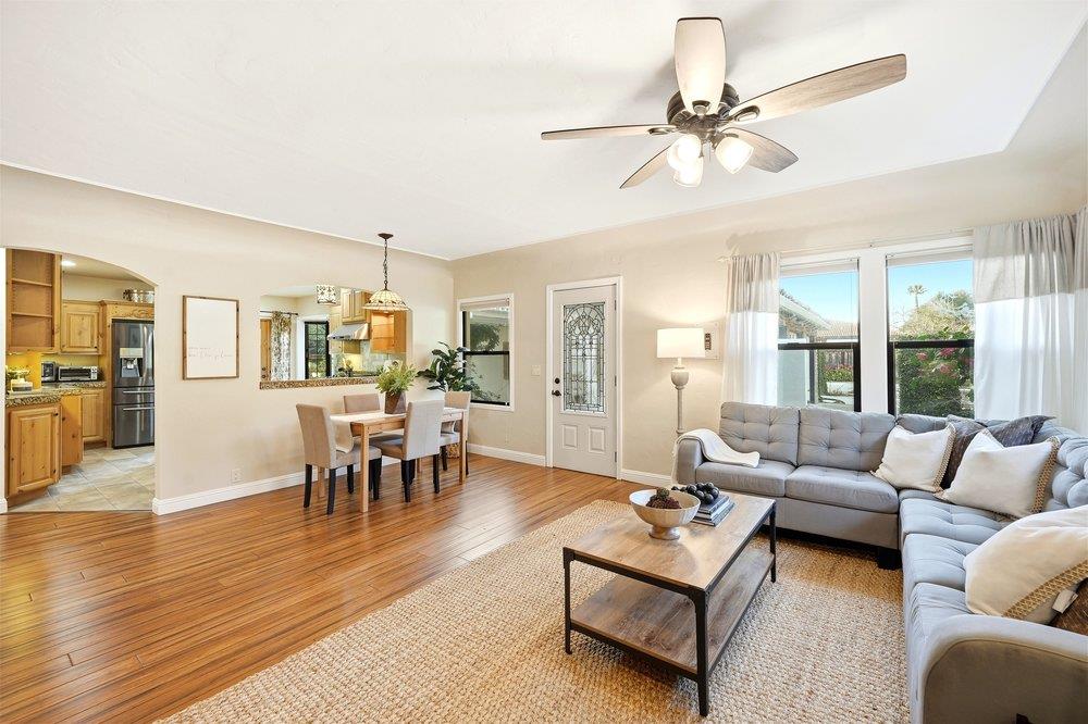 17235 Hill Road Morgan Hill, CA 95037 - Photo 9 of 44 a living room with furniture wooden floor and a window