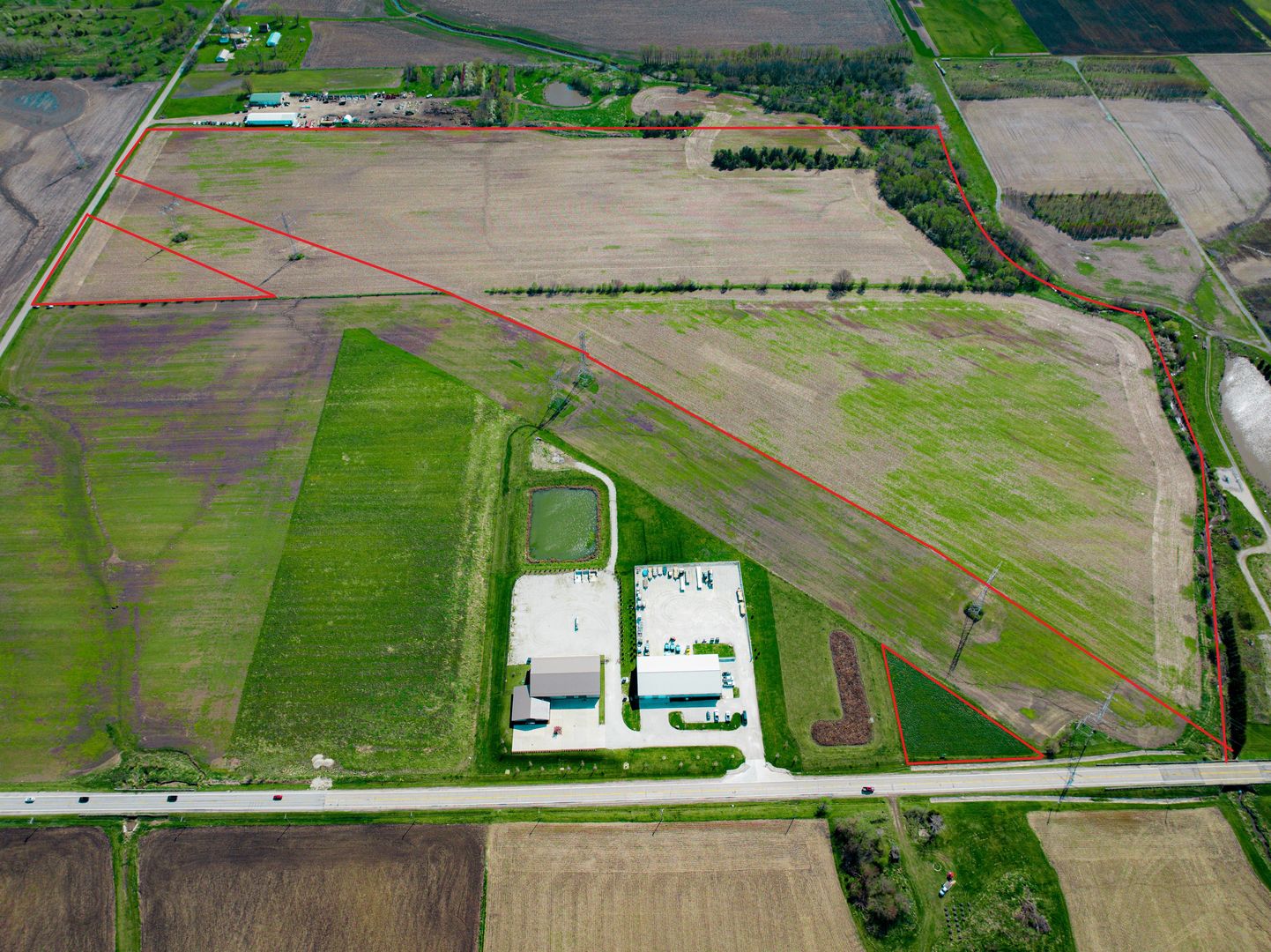 0 West Stuenkel Road Frankfort, IL 60423 - Photo 3 of 3 an aerial view of a pool with a yard
