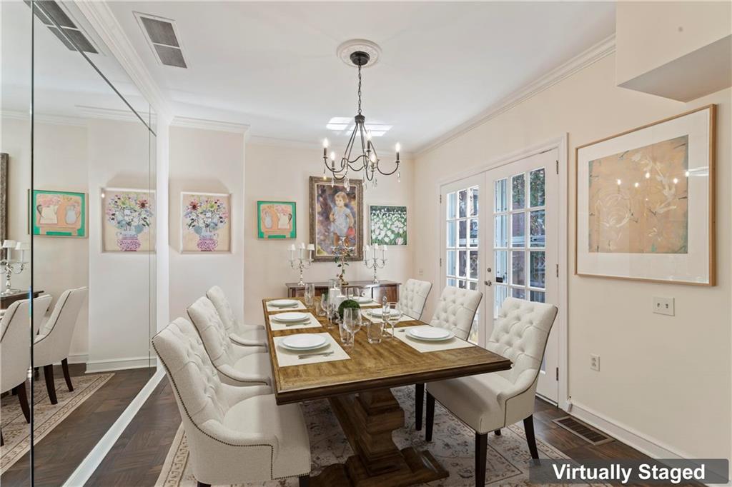 1521 Wightman Street Pittsburgh, PA 15217 - Photo 11 of 40 a view of a dining room with furniture window and wooden floor