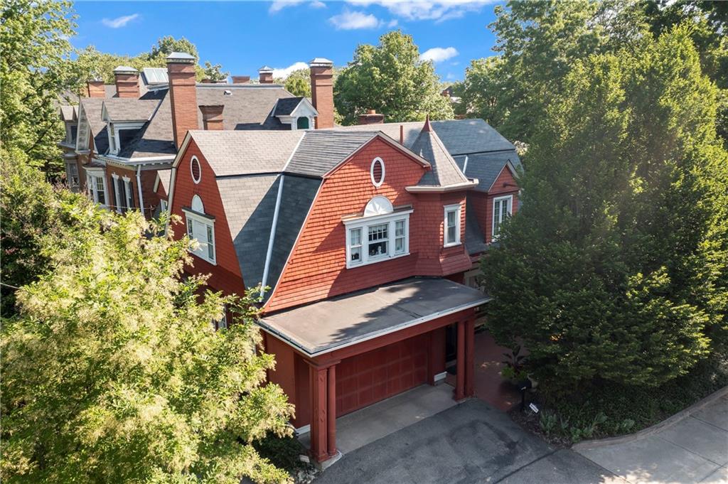 1521 Wightman Street Pittsburgh, PA 15217 - Photo 3 of 40 an aerial view of a house with a yard