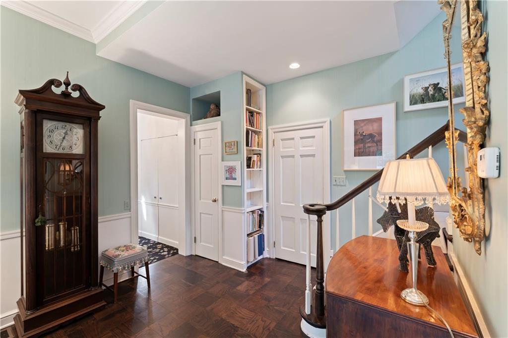 1521 Wightman Street Pittsburgh, PA 15217 - Photo 6 of 40 a view of entryway with wooden floor and stairs