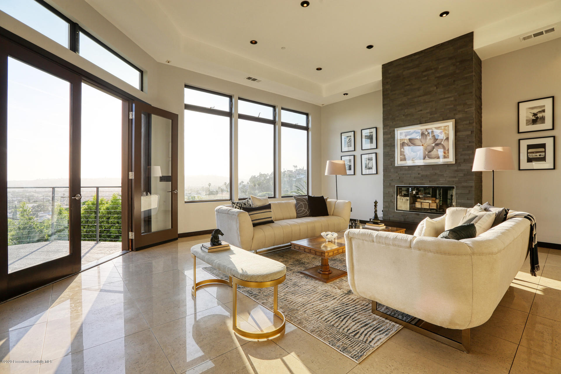 2315 Holgate Square Los Angeles, CA 90031 - Photo 12 of 56 a living room with fireplace furniture and floor to ceiling window
