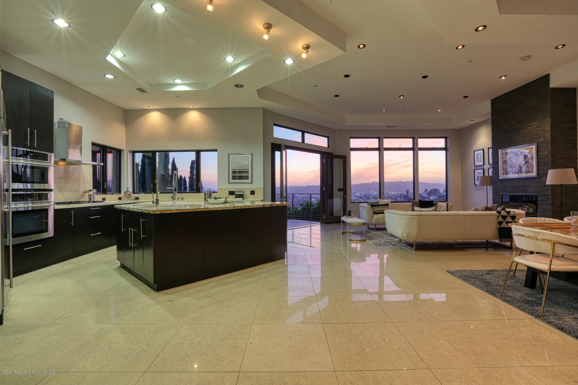 2315 Holgate Square Los Angeles, CA 90031 - Photo 19 of 56 a living room with couches and kitchen view