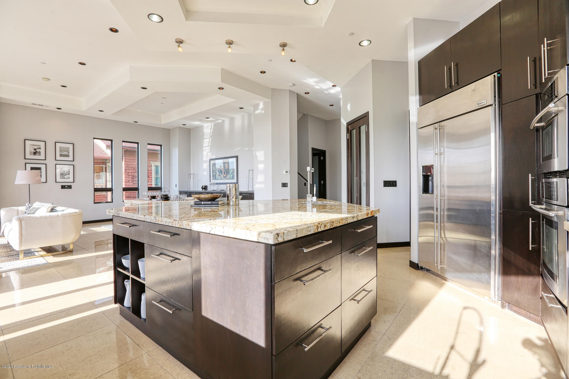 2315 Holgate Square Los Angeles, CA 90031 - Photo 25 of 56 a large white kitchen with a large counter top sink and stainless steel appliances