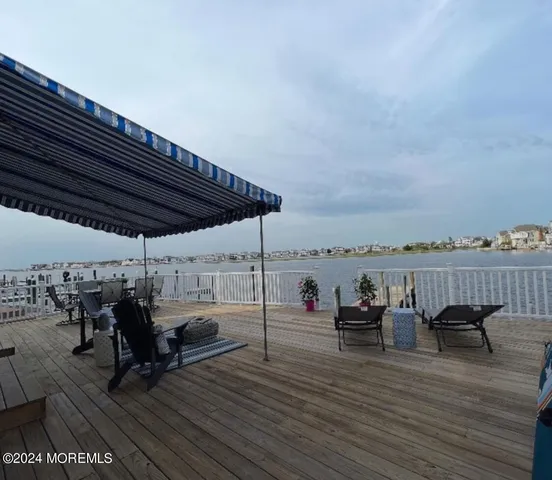 a view of a roof deck