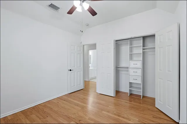 wooden floor in an empty room