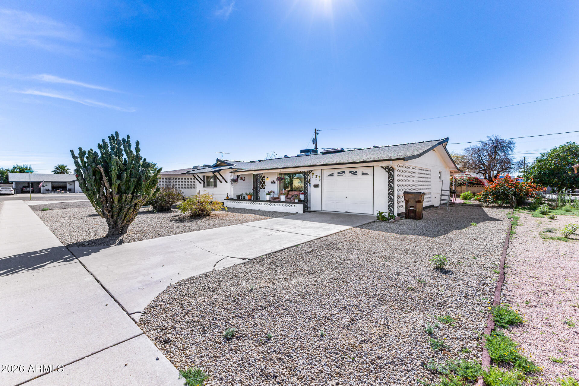 5519 Casper Road Mesa, AZ 85205 - Photo 3 of 23 a view of house with outdoor space and sitting area