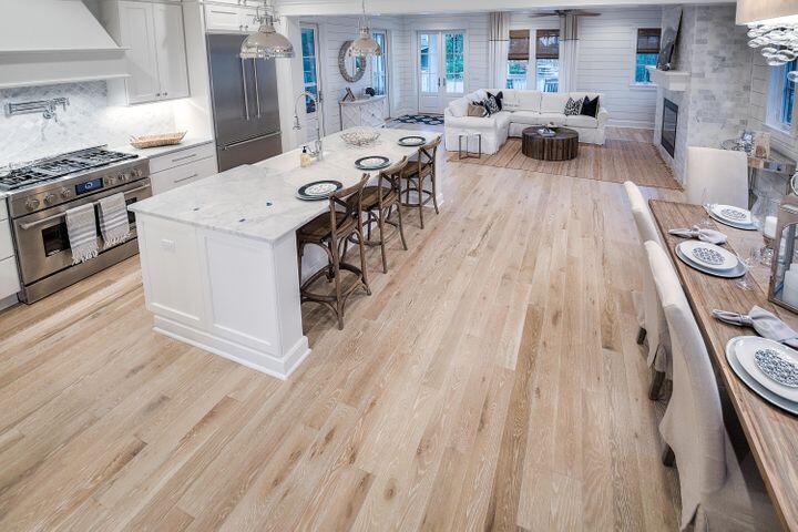 77 Shore Bridge Cir Inlet Beach Inlet Beach, FL 32461 - Photo 8 of 20 a view of a kitchen with furniture and wooden floor