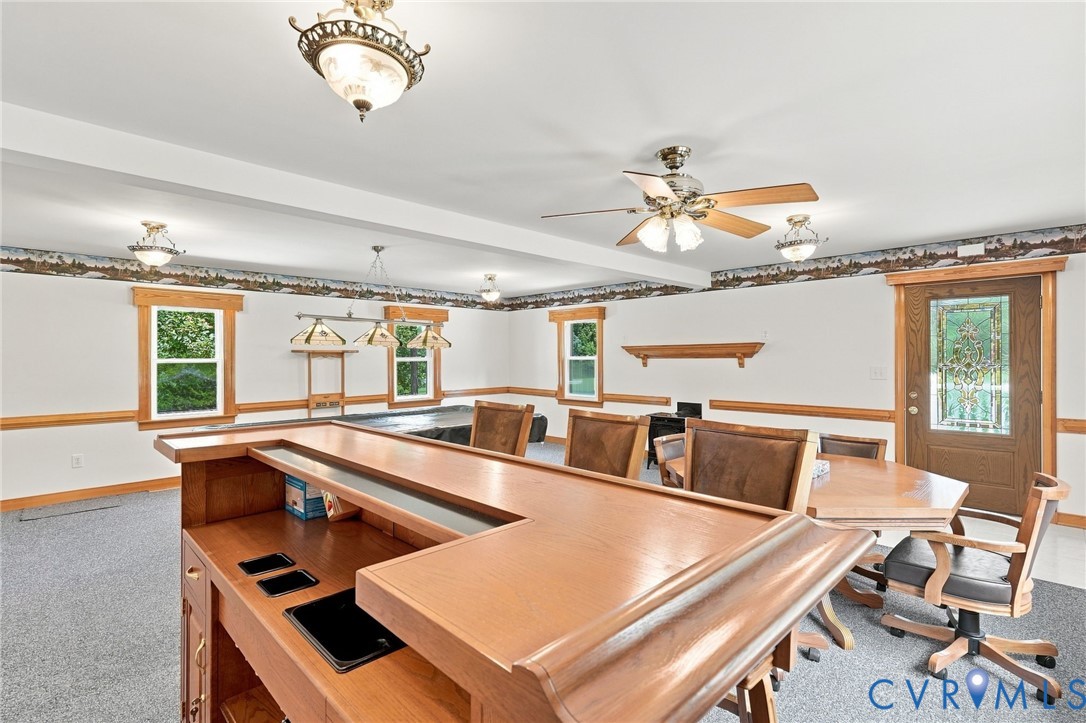 2981 Smokey Road Aylett, VA 23009 - Photo 65 of 84 View of the Rec Room from behind the Bar, showing
