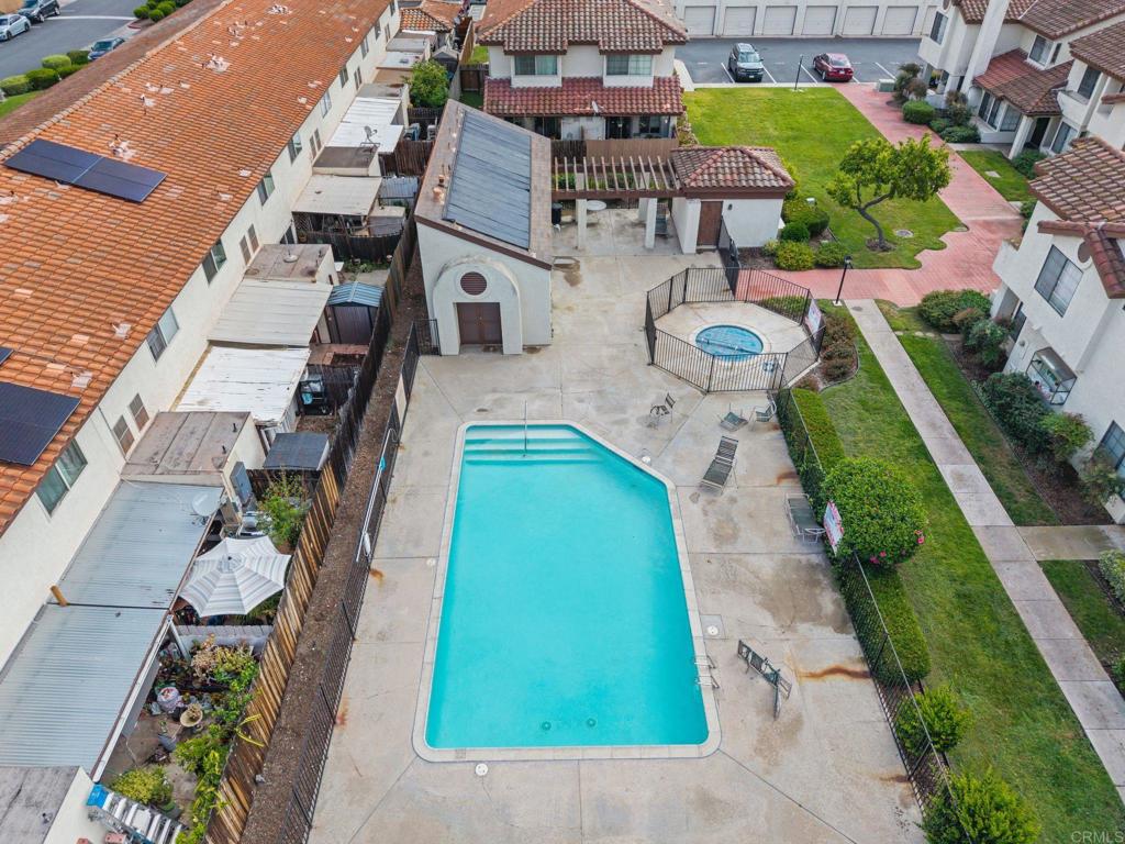 134 Espanas Escondido, CA 92026 - Photo 31 of 33 an aerial view of a house with a garden and trees