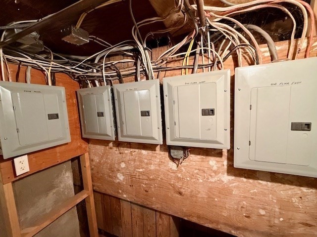 609 King Philip Street Fall River, MA 02724 - Photo 13 of 14 a view of a room with wooden walls