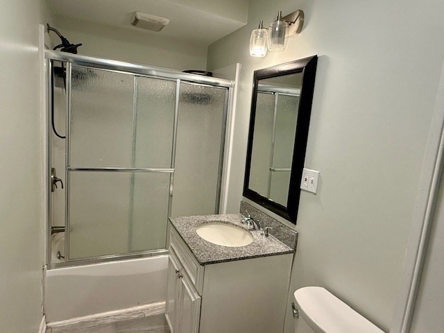 609 King Philip Street Fall River, MA 02724 - Photo 3 of 14 a bathroom with a granite countertop sink toilet and shower