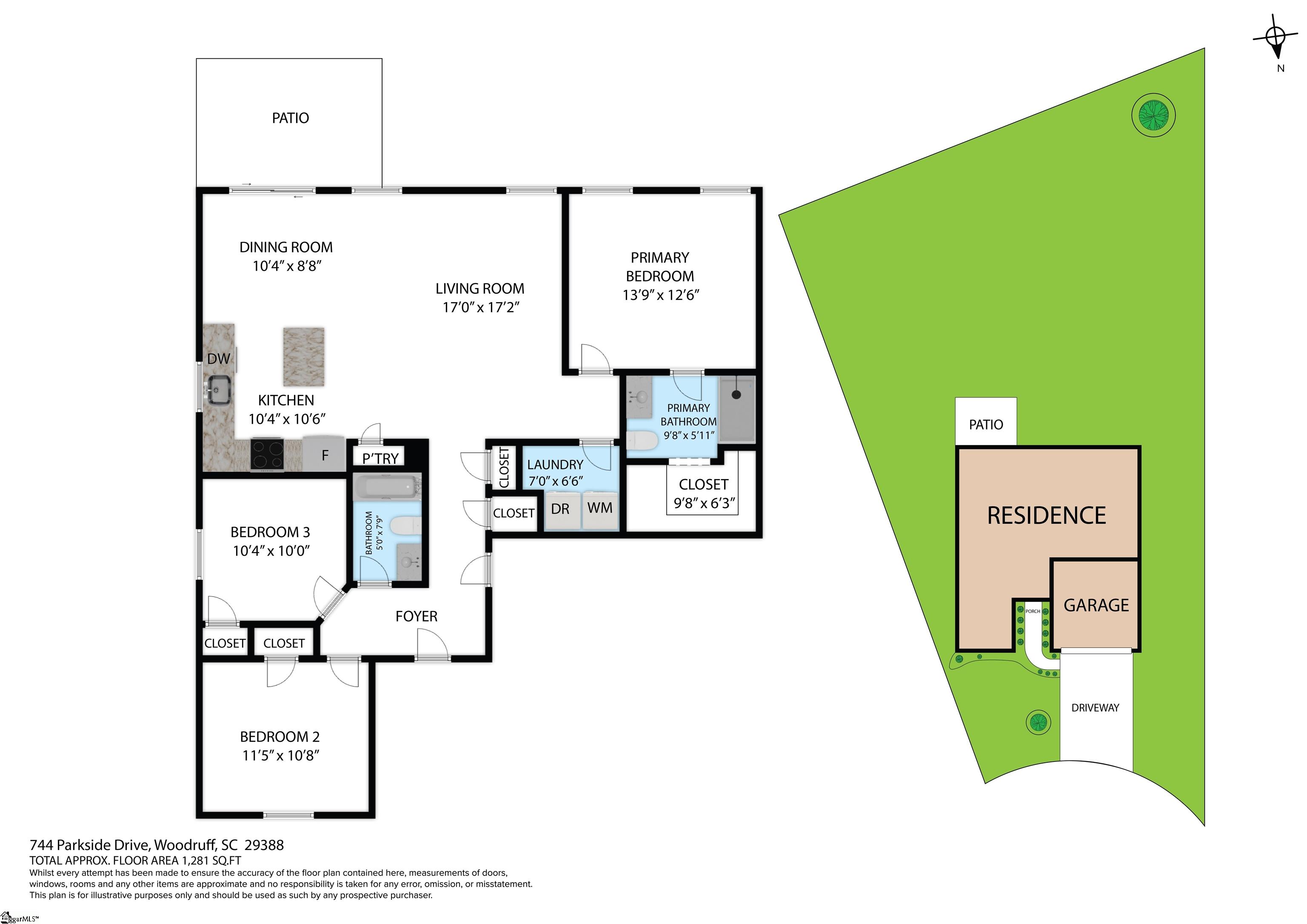 744 Parkside Drive Woodruff, SC 29388 - Photo 35 of 36
