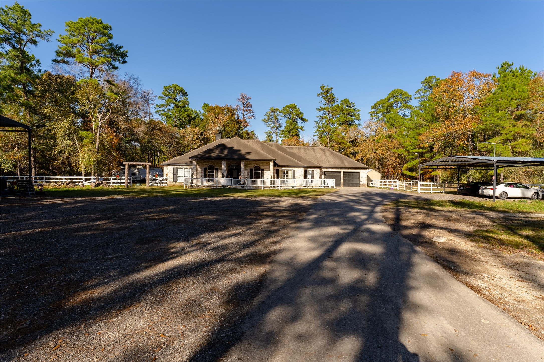 24102 Baneberry Road Magnolia, TX 77355 - Photo 35 of 39 a view of house with outdoor space and sitting area