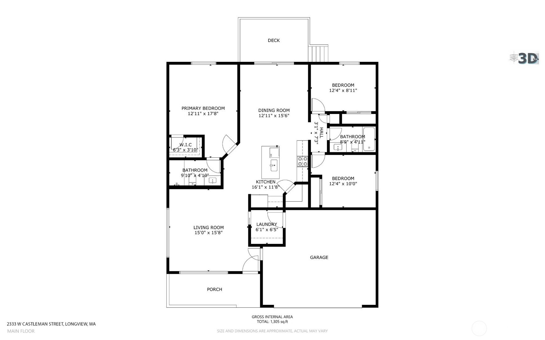 2333 West Castleman Street Longview, WA 98632 - Photo 38 of 39 a picture of a bench in front of a wall