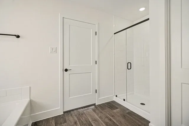 a view of room with walk in closet
