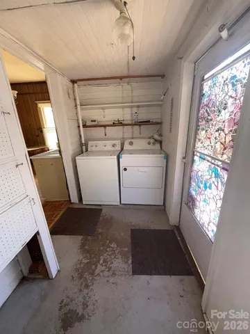 a room with storage and utility