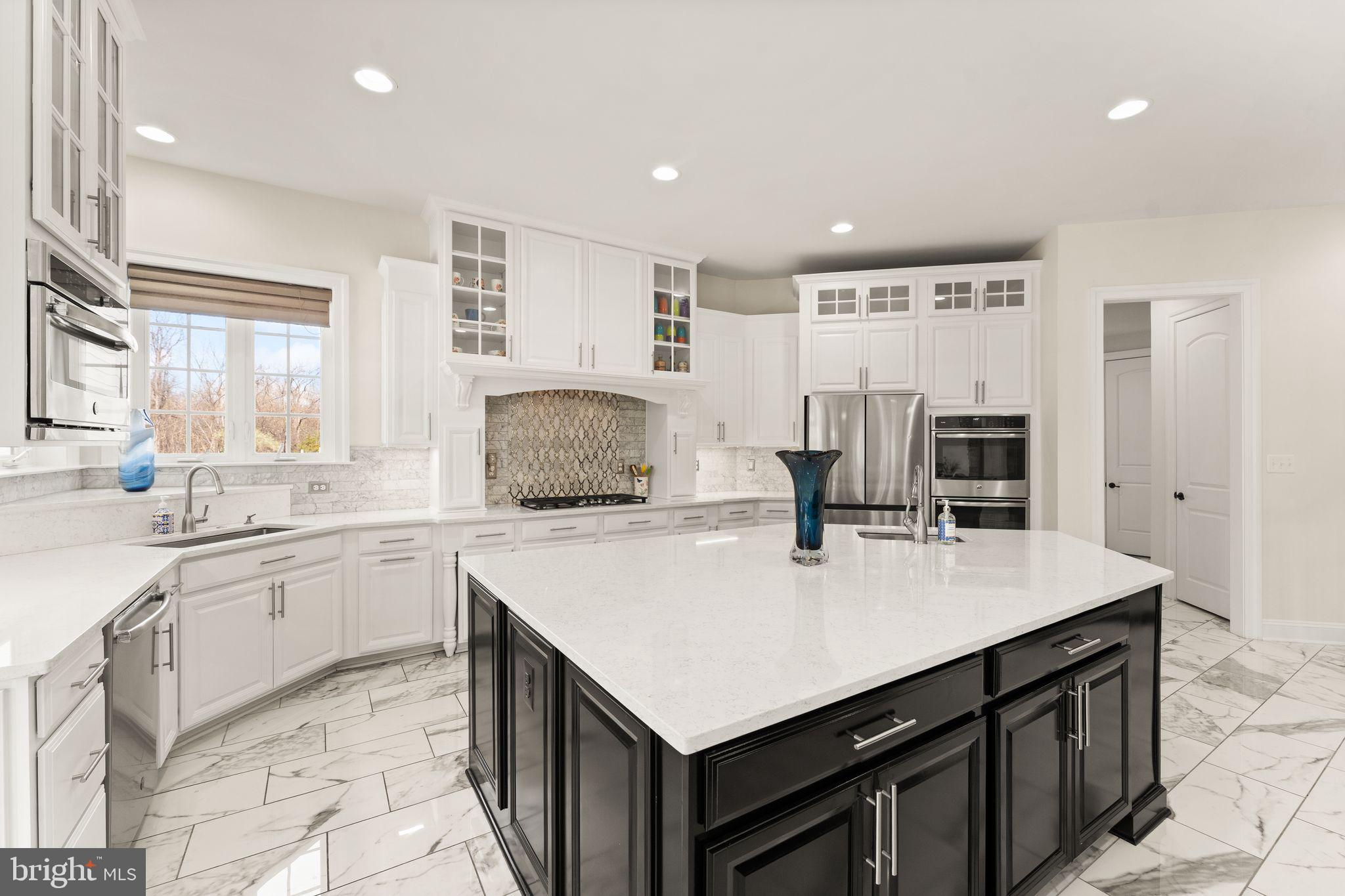 25873 Cameron Walk Place Aldie, VA 20105 - Photo 17 of 92 a kitchen with sink cabinets and refrigerator