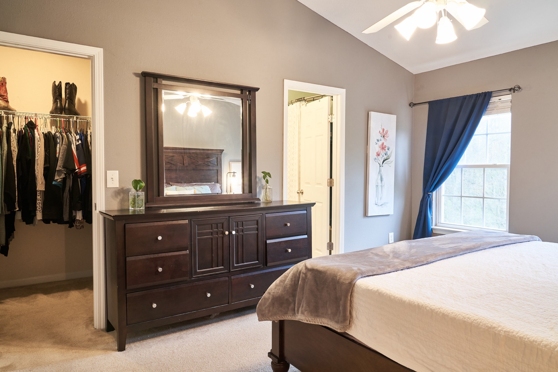 1924 Shaylin Loop Antioch, TN 37013 - Photo 14 of 22 a bedroom with a bed and a dresser