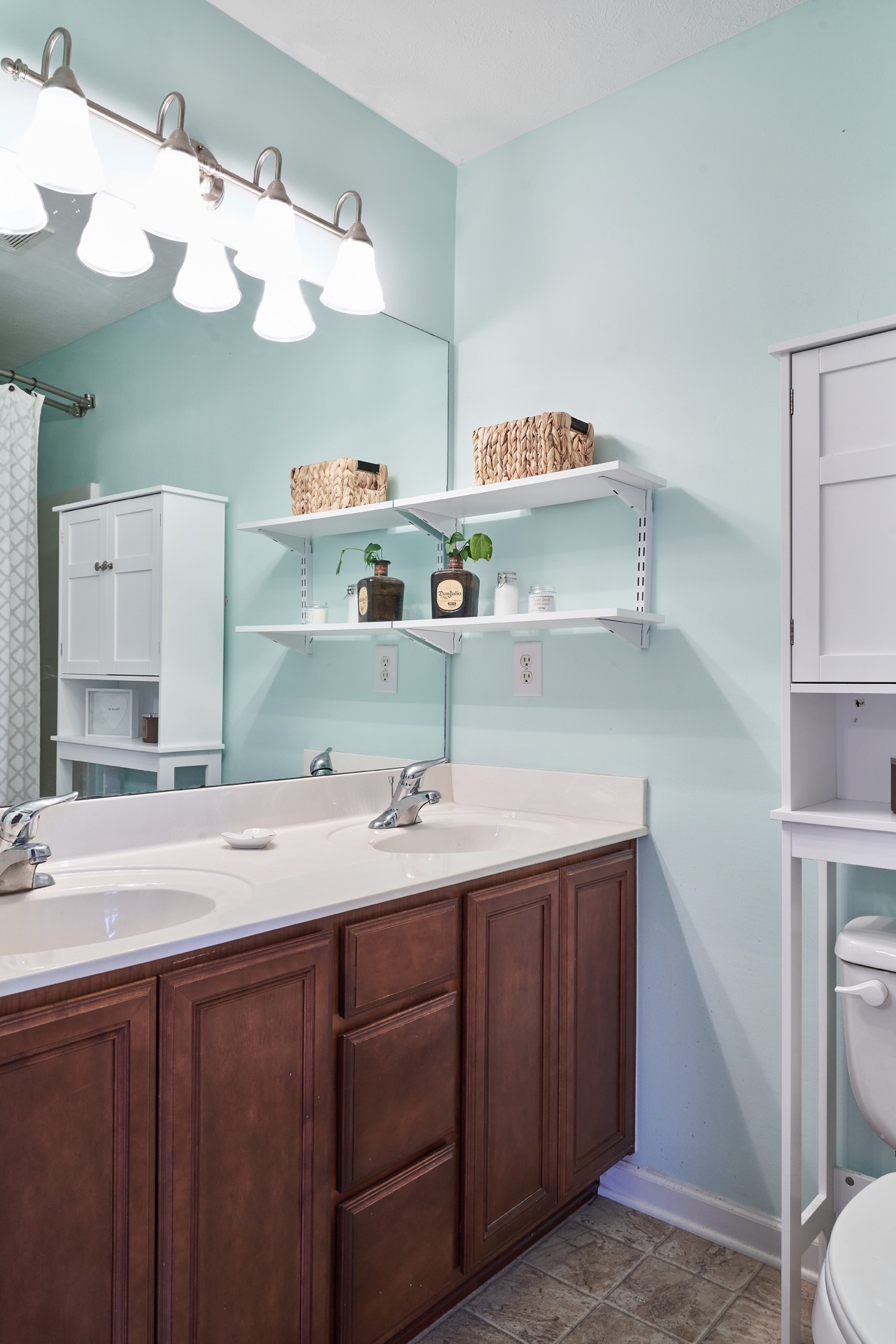 1924 Shaylin Loop Antioch, TN 37013 - Photo 16 of 22 a kitchen with a sink and a mirror