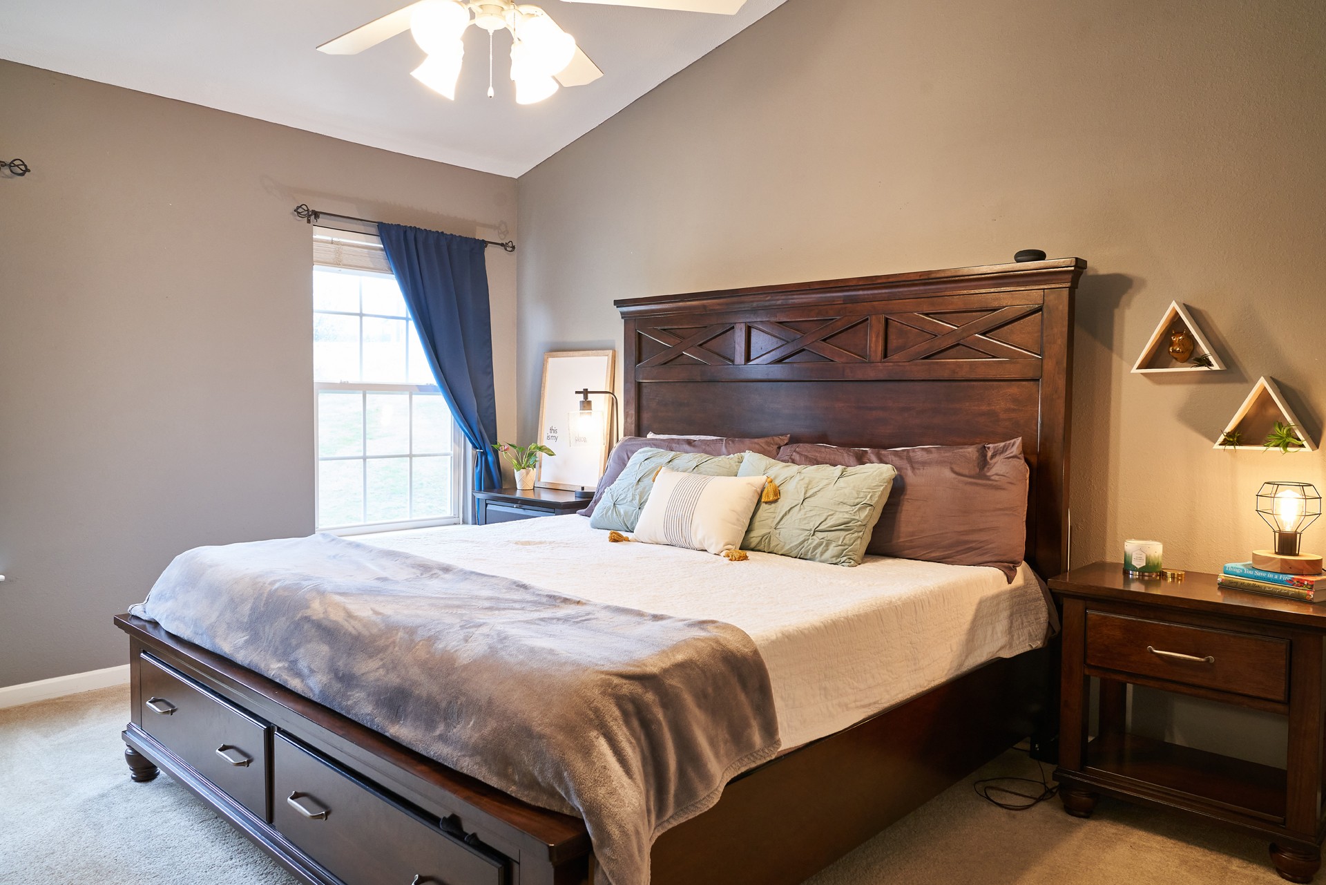 1924 Shaylin Loop Antioch, TN 37013 - Photo 17 of 22 a bedroom with a bed and a window