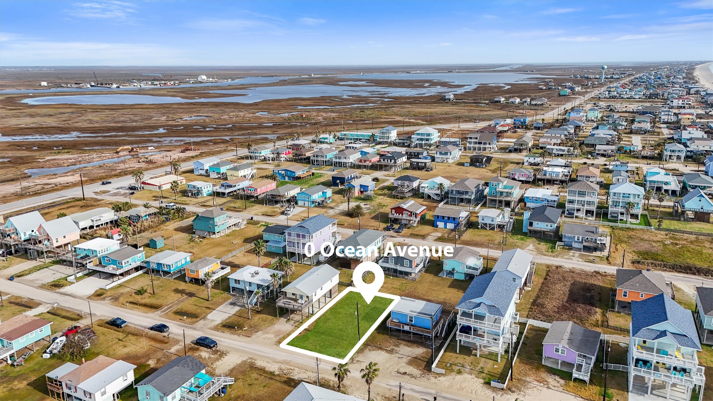 0 Ocean Avenue Surfside Beach, TX 77541 - Photo 7 of 19 an aerial view of residential building with outdoor space