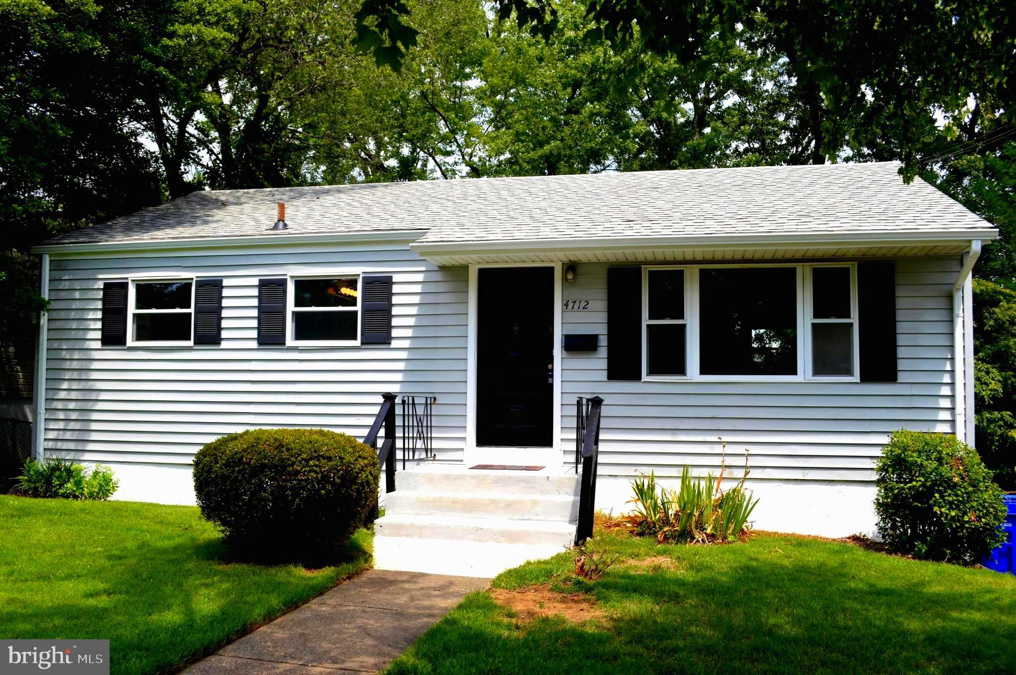 4712 Edgewood Road College Park, MD 20740 - Photo 1 of 45 Front view of extensively renovated home