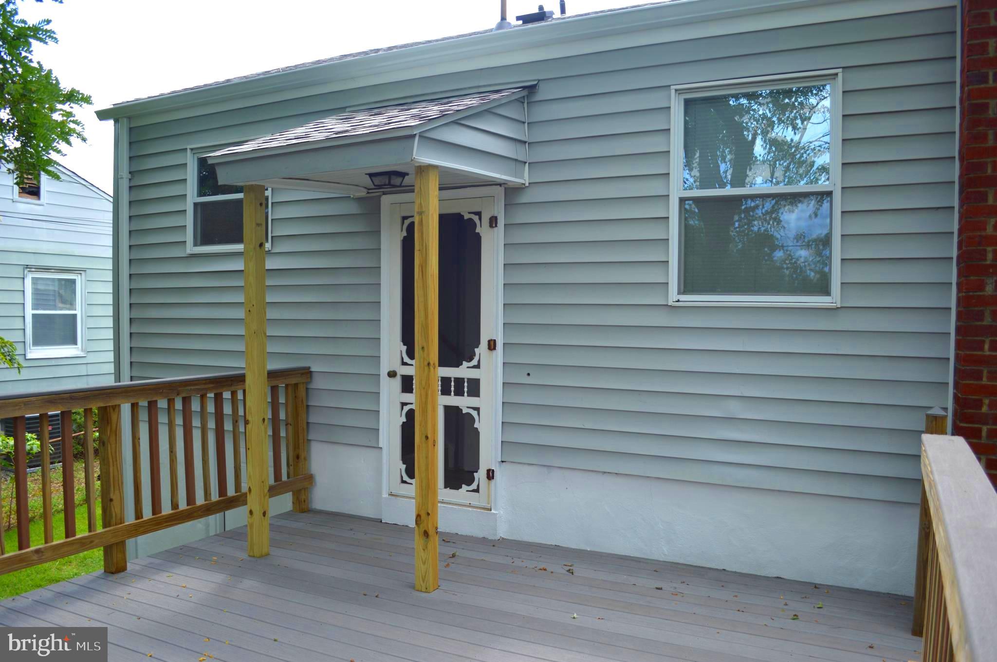 4712 Edgewood Road College Park, MD 20740 - Photo 41 of 45 Back door leading to deck