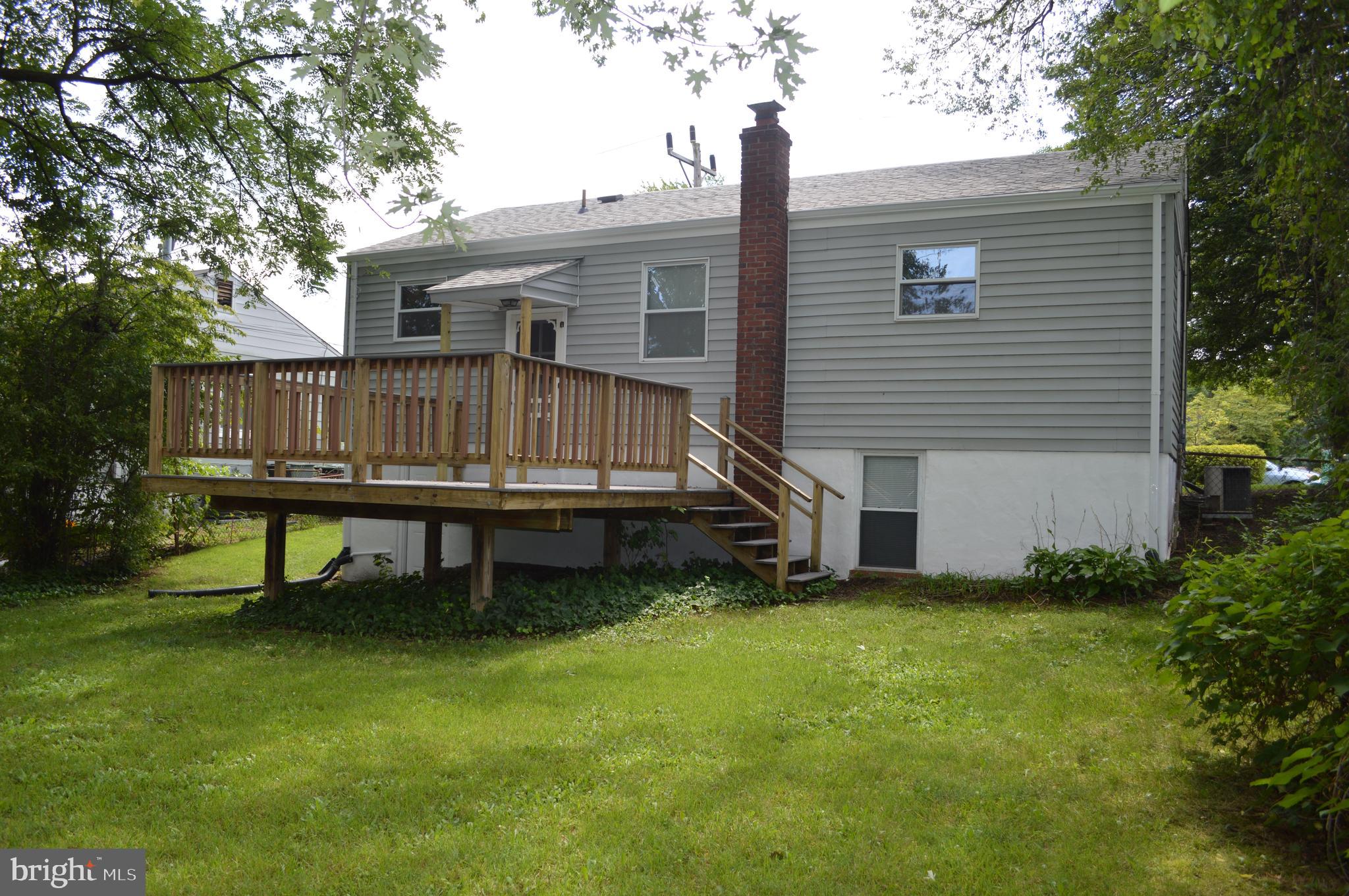 4712 Edgewood Road College Park, MD 20740 - Photo 44 of 45 Another rear view of house with deck