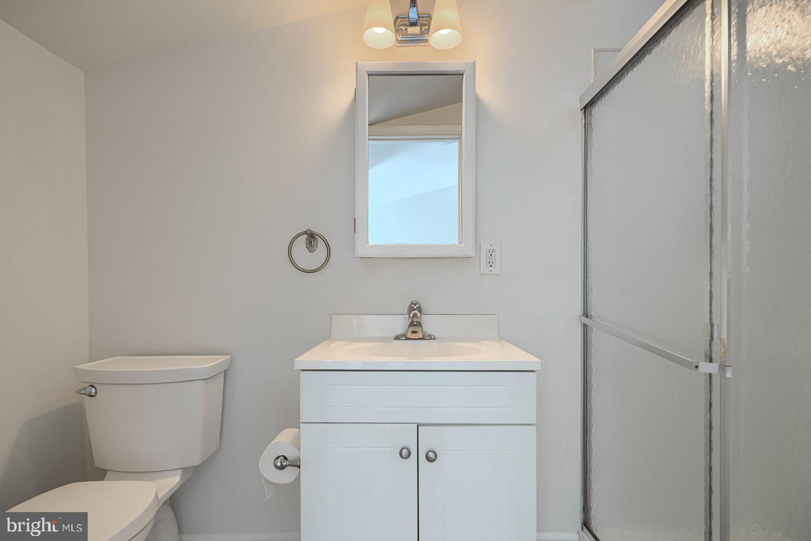 1026 Patapsco Street Baltimore, MD 21230 - Photo 21 of 24 a bathroom with a sink toilet and a mirror