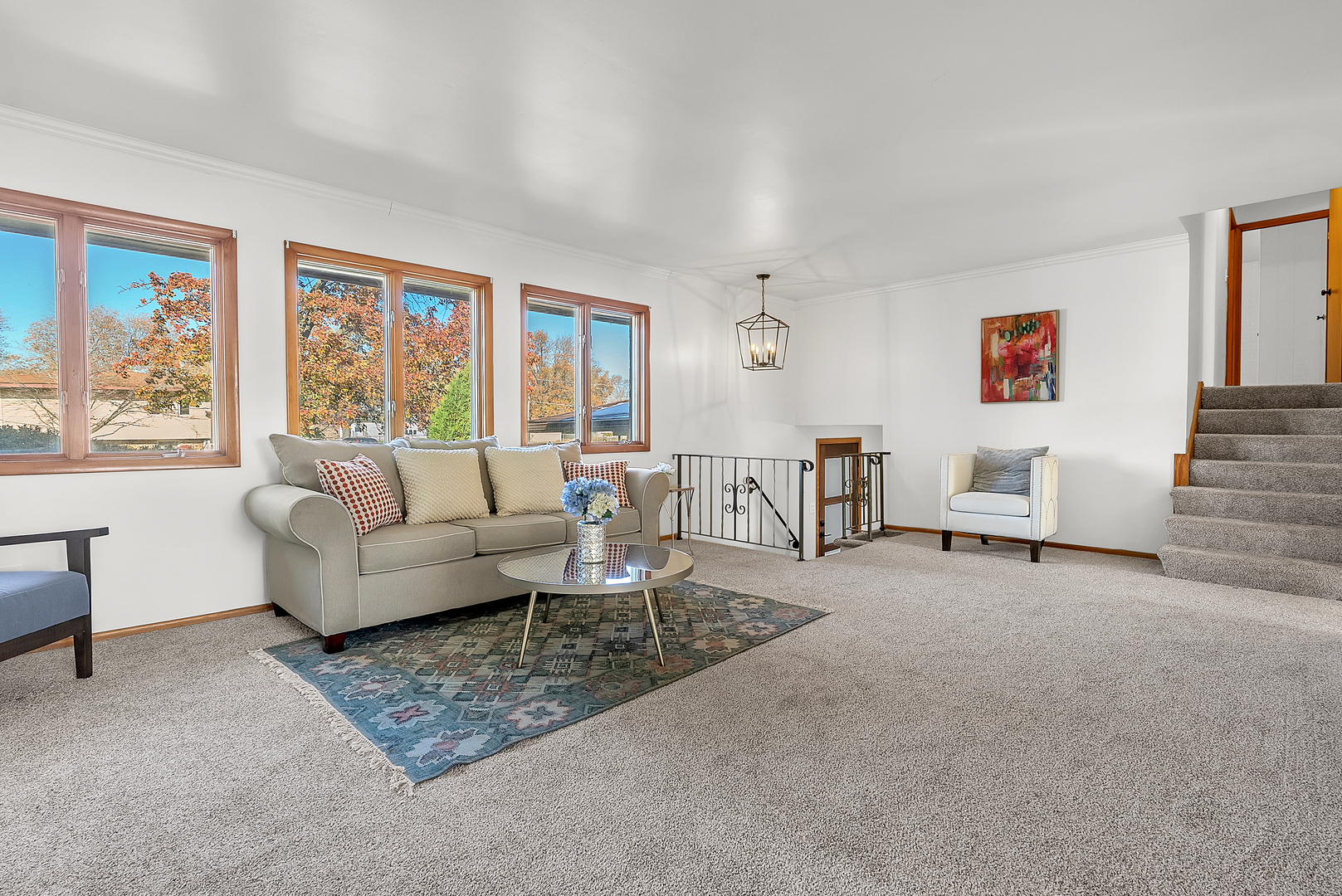 2957 192nd Place Lansing, IL 60438 - Photo 4 of 25 a living room with furniture and a large window