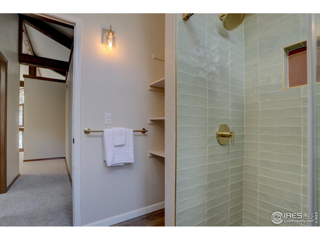 601 Pika Road Boulder, CO 80302 - Photo 19 of 38 a bathroom with a shower